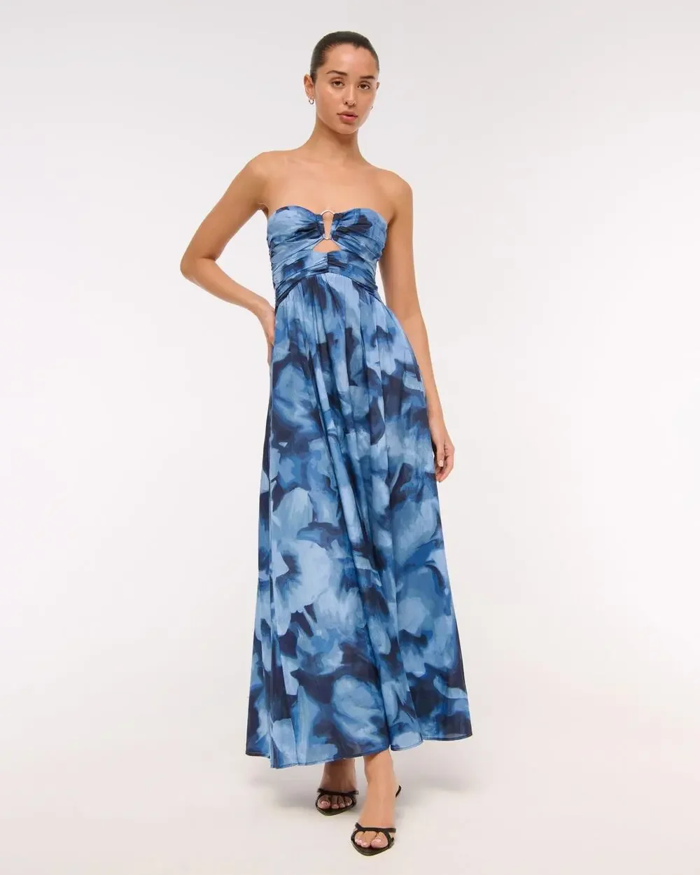 Abercrombie Strapless Hardware Maxi Dress, VGUC, Size XS